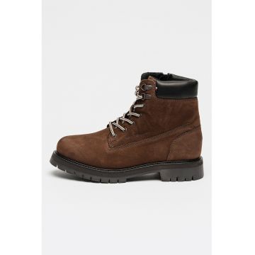 Ghete din piele intoarsa si piele