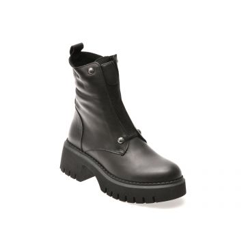 Ghete MOLLY BESSA negre, 6298135, din piele naturala