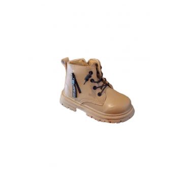 Ghete  Neimblanite - Peste glezna - Piele ecologica - Baieti - Fermoar - Siret - Crem