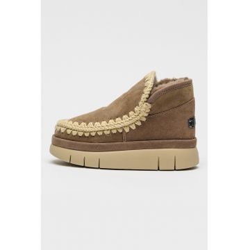 Ghete pull-on din piele intoarsa Bounce