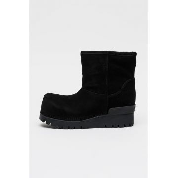 Ghete pull-on din piele intoarsa