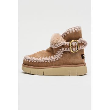 Ghete slip-on din piele intoarsa Bounce