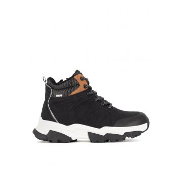 Bocanci sport copii -  AVO-3299-002 - negru - tesatura