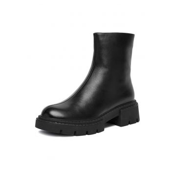Botine dama C-ANAHI-MX01415-2 -  Piele naturala - Negru