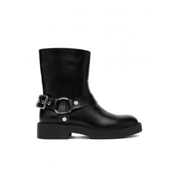Botine dama CEO-90075 -  Textil - Negru