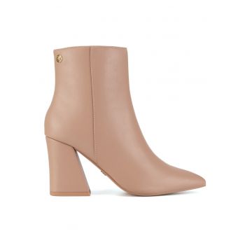 Botine dama CEO-AIDA-01 - Textil - Bej