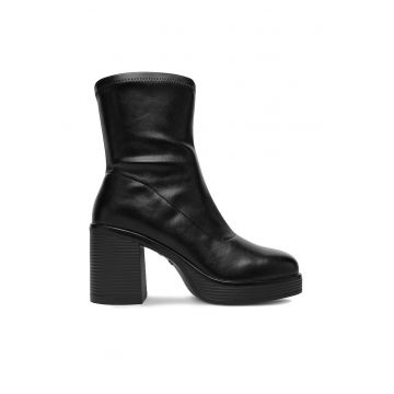 Botine dama  CEO-HY58560S-1 - negru - sintetic