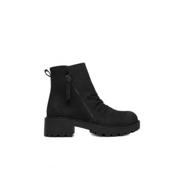 Botine dama CEO-HY8007S-1 -  Textil - Negru