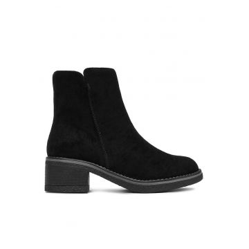 Botine dama CEO-LM13355-X06 -  negru - textil