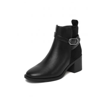 Botine dama CEO-LM32618-T11 -  Textil - Negru