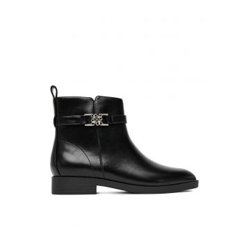 Botine dama CEO-NADIM-01 -  Textil - Negru