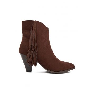 Botine dama CEO-R25AW09076 -  Textil - Maro