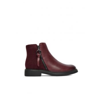 Botine dama CEO-RST-56007-13 -  Piele naturala - Bordeaux