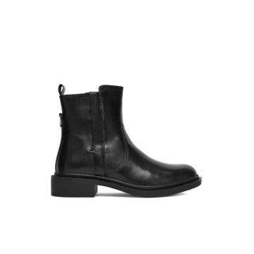 Botine dama CEO-RST-VR91-01 -  Piele naturala - Negru