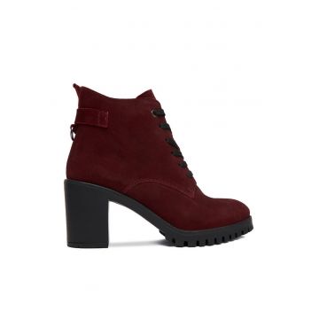 Botine dama CEO-WI23-LUM-02 -  Piele naturala - Bordeaux