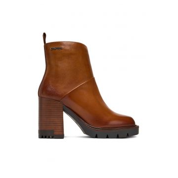 Botine dama -  CEO-WI34-CLEVELAND-0 - piele naturala - maro