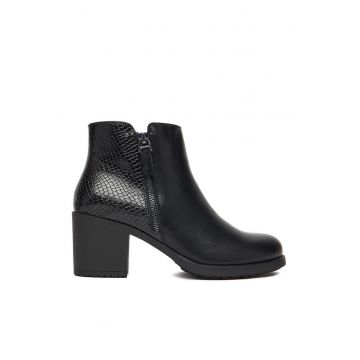 Botine dama CEO-WS6317-02 -  Textil - Negru