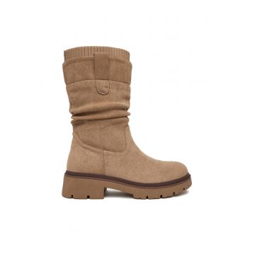 Botine dama CEO-WS6332-0 -  Textil - Bej
