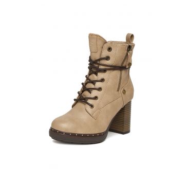 Botine dama CEO-WS6632-02 -  Textil - Bej
