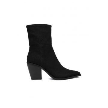Botine dama  negru - sintetic - CEO-HY23222S-1
