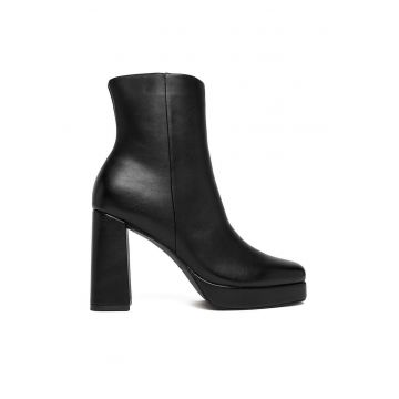 Botine dama  negru - sintetic - CEO-HY7617-1