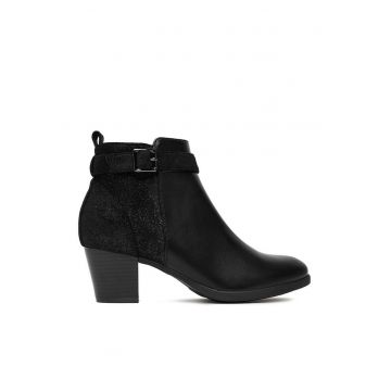 Botine dama -  Negru - Textil CEO-RE23F506-1