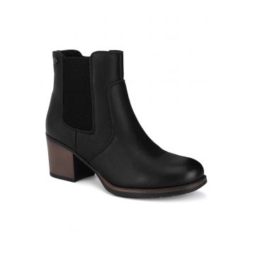 Botine dama WS15221-02 -  Textil - Negru