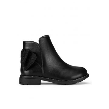 Botine fete -  negru