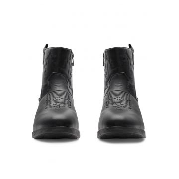 Botine fete -  sintetic - negru