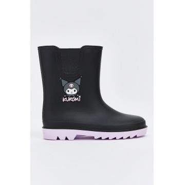 Cizme de ploaie - Lila/Negru