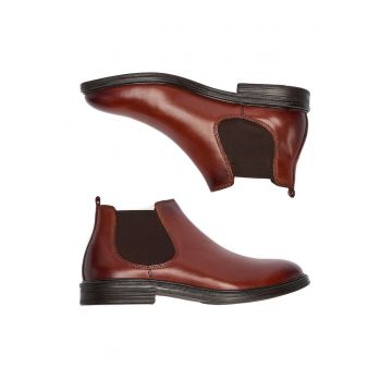 Ghete barbati  maro - piele naturala - CEO-TARVISIO-22 MI25