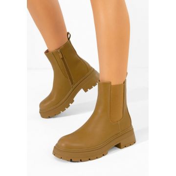 Ghete chelsea dama Novria kaki