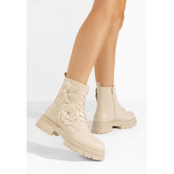 Ghete cu talpa groasa Penda bej