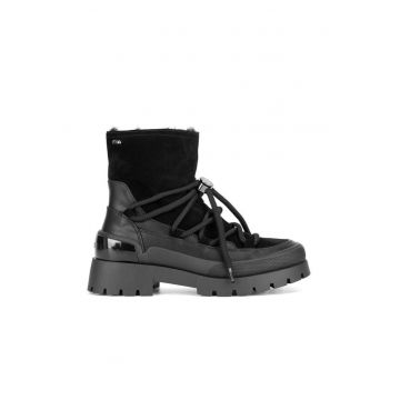 Ghete dama CEO-MI001714043W -  Piele naturala - Negru - Negru
