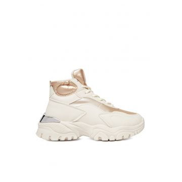 Ghete dama CEO-TS5227K-12 -  Textil - Ecru