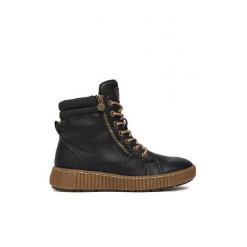 Ghete dama  negru - material sintetic - CEO-WS5586-28N