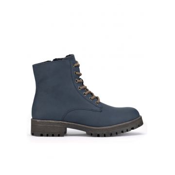 Ghete dama  WYL3072-5 - bleumarin - piele ecologica