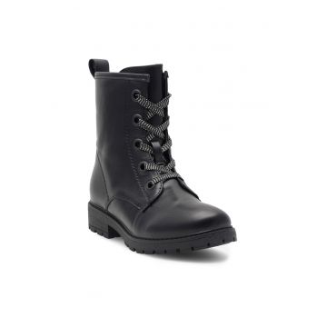 Ghete fete -  plastic - negru -