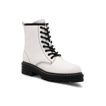 Ghete fete -  sintetic - negru/alb