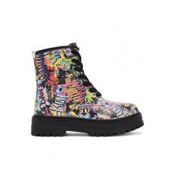 Ghete fete  textil - multicolor