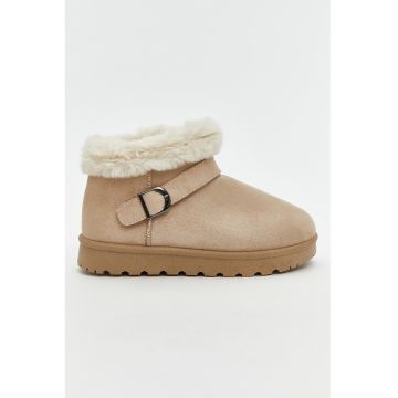 Ghete slip-on de piele intoarsa ecologica