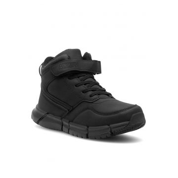 Ghete sport baieti  plastic - negru