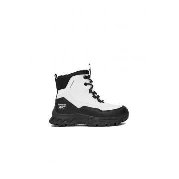 Ghete sport fete -  negru/alb