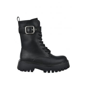 Bocanci mid-calf - Negru