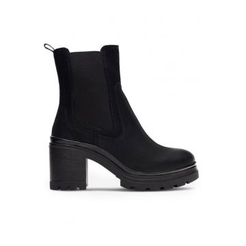 Botine dama -  590486295764737 - Piele naturala - Negru