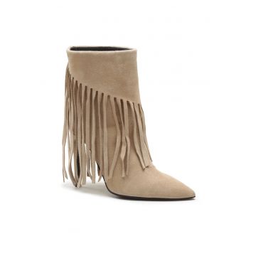 Botine dama  C70 Olympe Tronchetto - piele naturala - bej