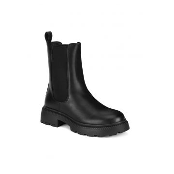 Botine dama CEO-HY60109-1 -  Piele ecologica - Negru