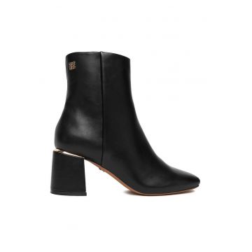 Botine dama  CEO-LATIFA-01 - negru - textil