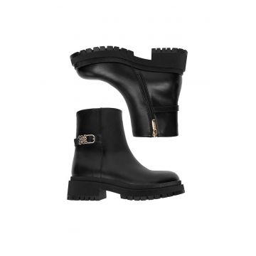 Botine dama CEO-LAYLA-01 -  Textil - Negru