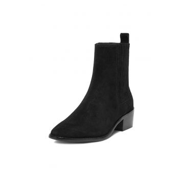 Botine dama CEO-LILI-R25SS07312 -  Piele naturala - Negru